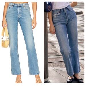 RE/DONE 90s High-Rise Loose Straight-Leg Jeans 26